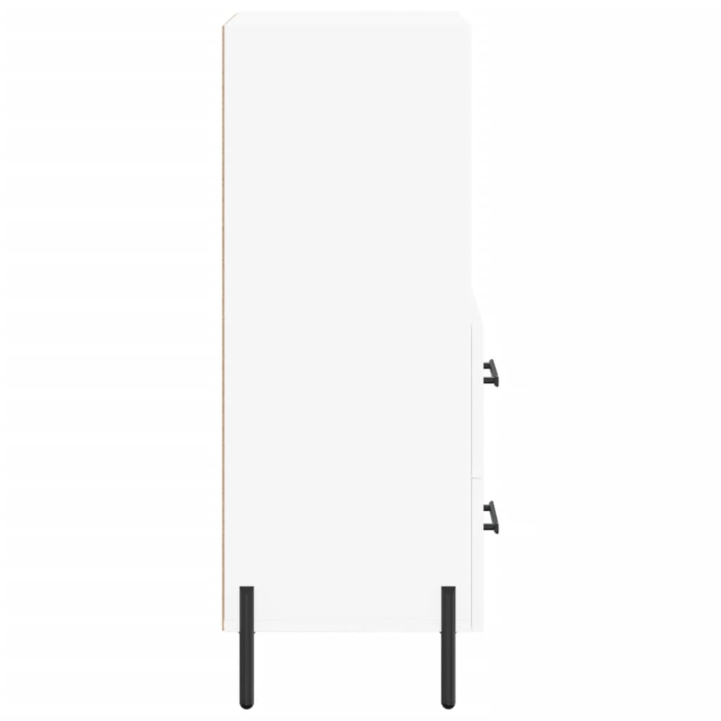 Ντουλάπι Λευκό 34,5 x 34 x 90 εκ. από Επεξεργασμένο Ξύλο