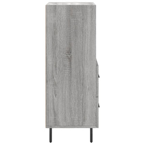 Ντουλάπι Γκρι Sonoma 34,5x34x90 εκ. από Επεξεργασμένο Ξύλο