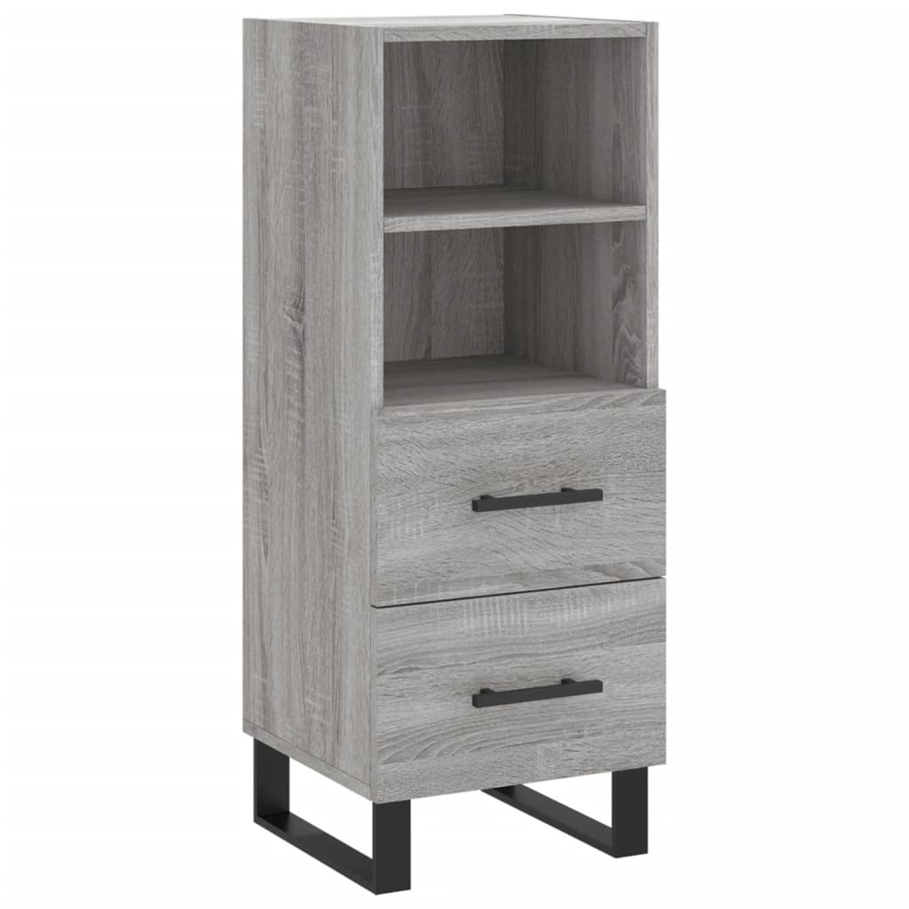 Ντουλάπι Γκρι Sonoma 34,5x34x90 εκ. από Επεξεργασμένο Ξύλο