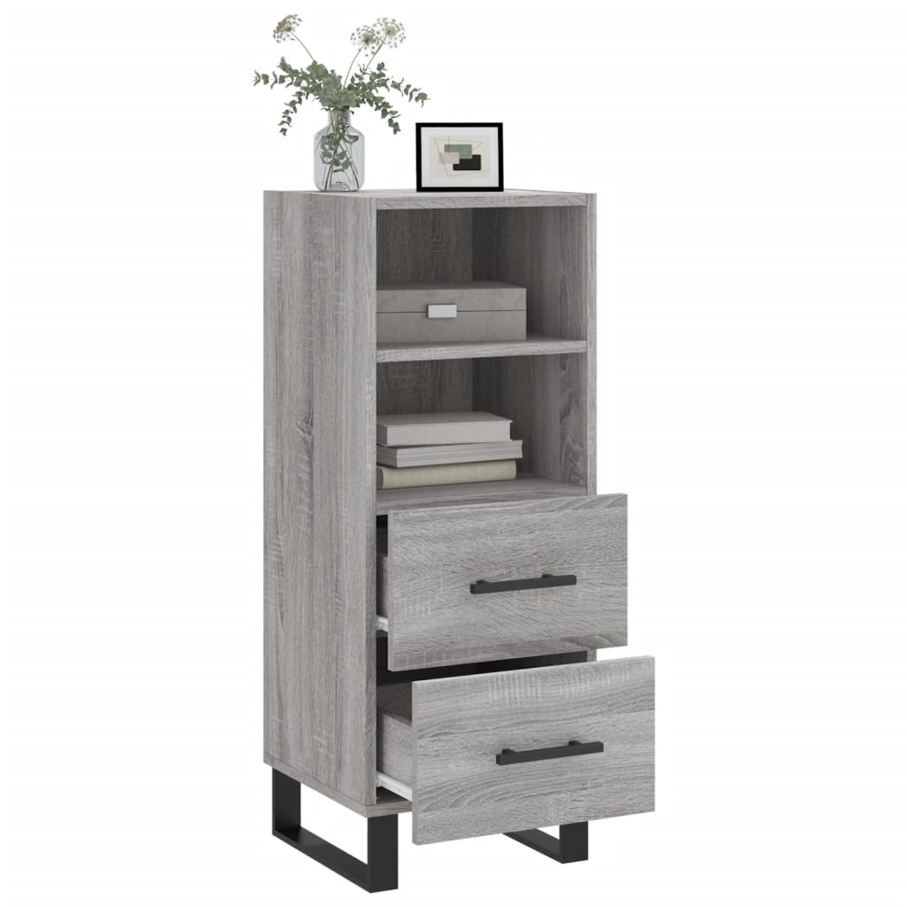 Ντουλάπι Γκρι Sonoma 34,5x34x90 εκ. από Επεξεργασμένο Ξύλο