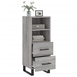 Ντουλάπι Γκρι Sonoma 34,5x34x90 εκ. από Επεξεργασμένο Ξύλο