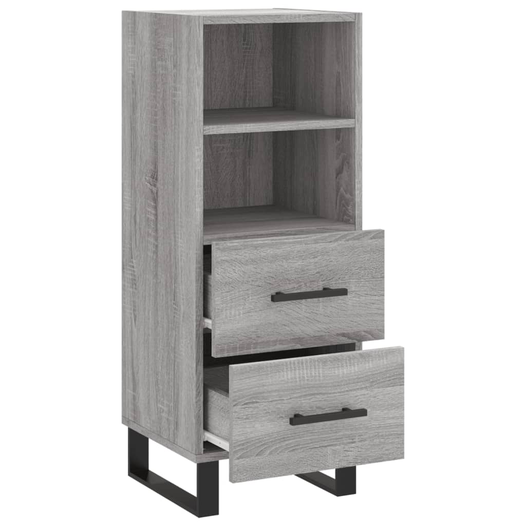 Ντουλάπι Γκρι Sonoma 34,5x34x90 εκ. από Επεξεργασμένο Ξύλο