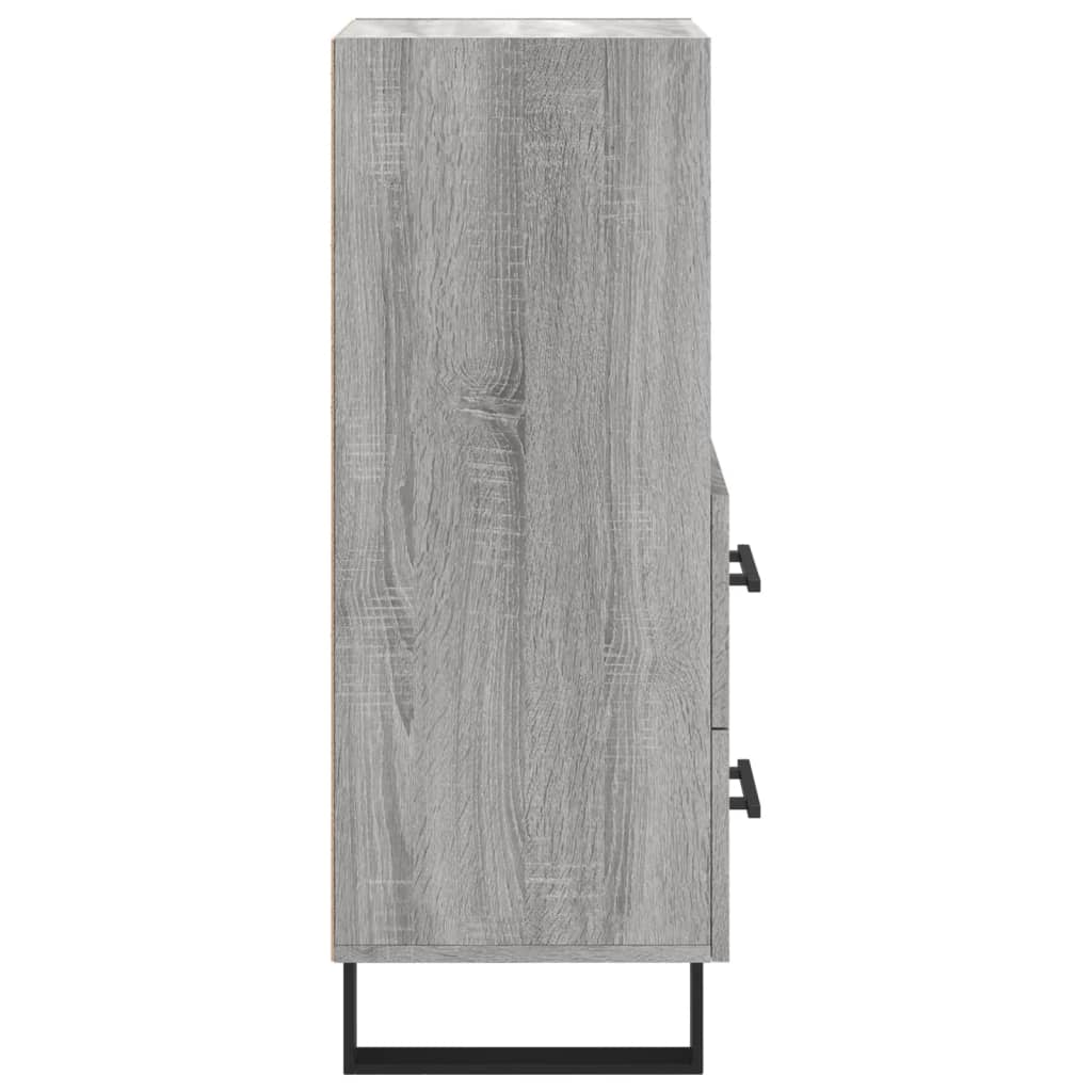 Ντουλάπι Γκρι Sonoma 34,5x34x90 εκ. από Επεξεργασμένο Ξύλο
