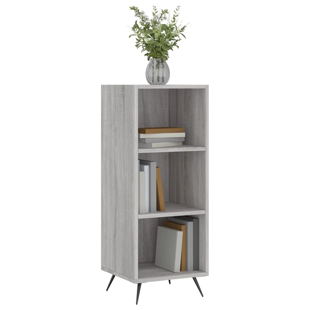 Ραφιέρα Γκρι Sonoma 34,5 x 32,5 x 90 εκ. από Επεξεργασμένο Ξύλο