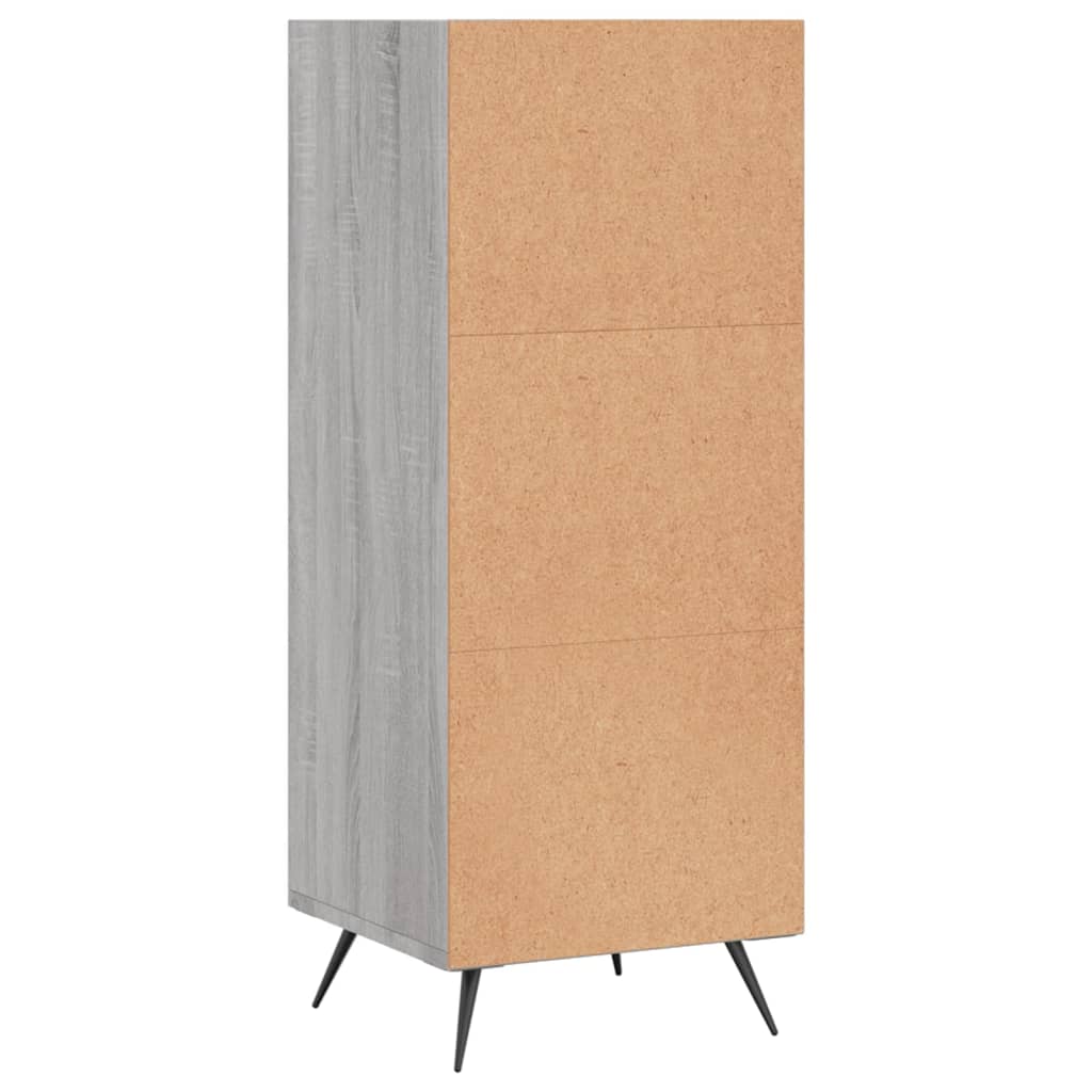 Ραφιέρα Γκρι Sonoma 34,5 x 32,5 x 90 εκ. από Επεξεργασμένο Ξύλο
