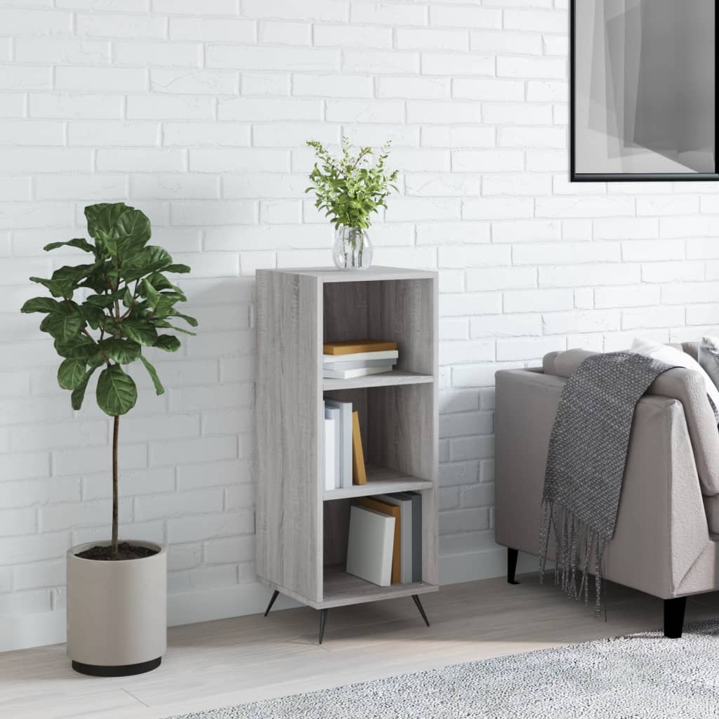 Ραφιέρα Γκρι Sonoma 34,5 x 32,5 x 90 εκ. από Επεξεργασμένο Ξύλο