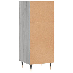 Ντουλάπι Γκρι sonoma 34,5x32,5x90εκ. από Επεξεργασμένο Ξύλο