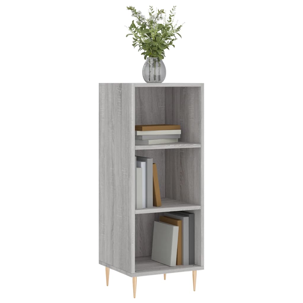Ντουλάπι Γκρι sonoma 34,5x32,5x90εκ. από Επεξεργασμένο Ξύλο