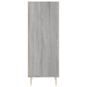 Ντουλάπι Γκρι sonoma 34,5x32,5x90εκ. από Επεξεργασμένο Ξύλο