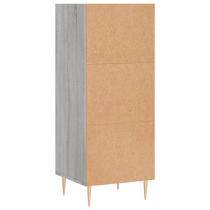 Ντουλάπι Γκρι sonoma 34,5x32,5x90εκ. από Επεξεργασμένο Ξύλο