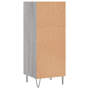 Ντουλάπι Γκρι sonoma 34,5x32,5x90εκ. από Επεξεργασμένο Ξύλο