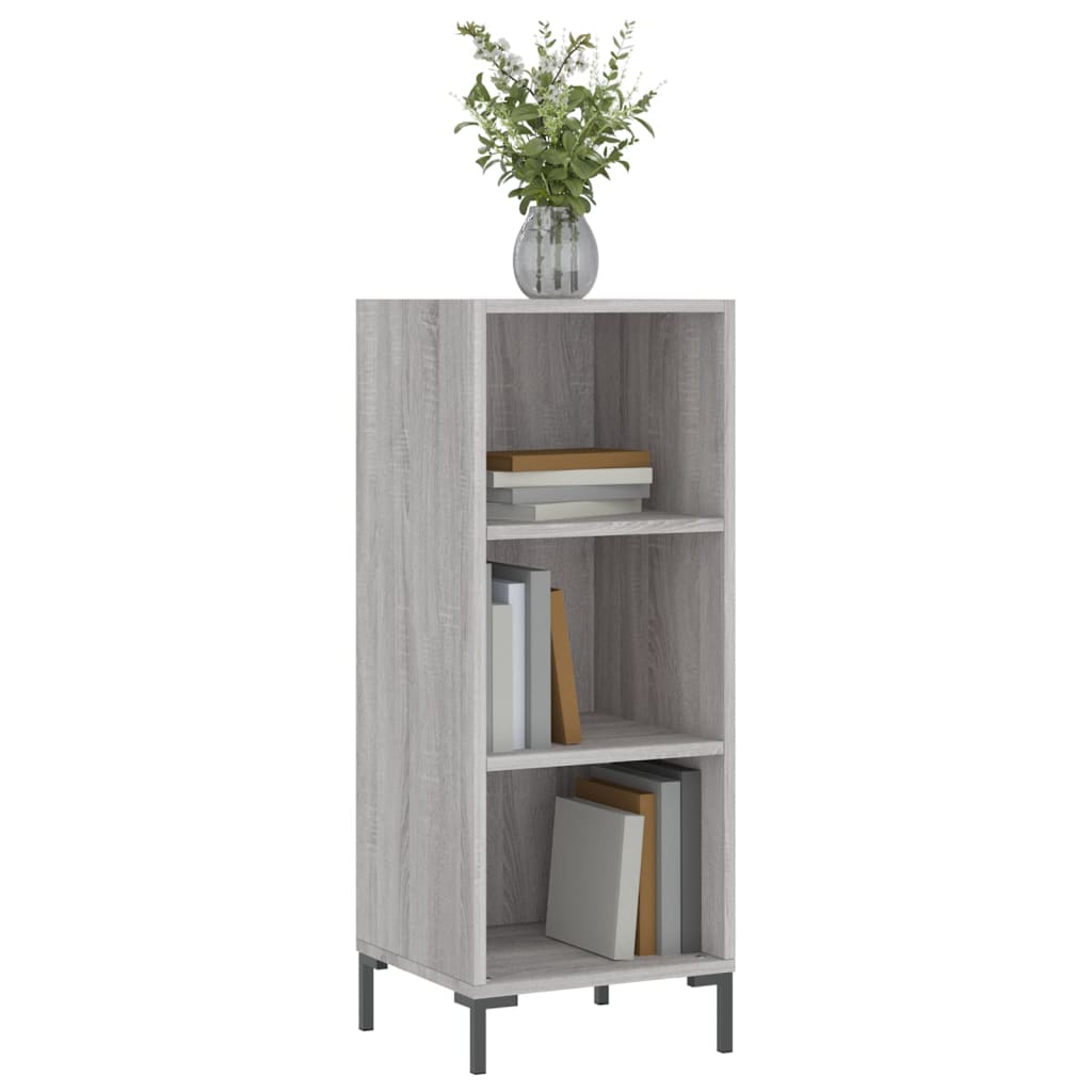 Ντουλάπι Γκρι sonoma 34,5x32,5x90εκ. από Επεξεργασμένο Ξύλο