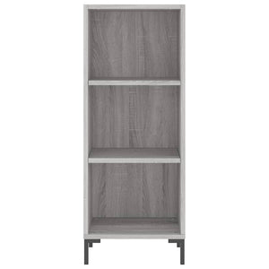 Ντουλάπι Γκρι sonoma 34,5x32,5x90εκ. από Επεξεργασμένο Ξύλο
