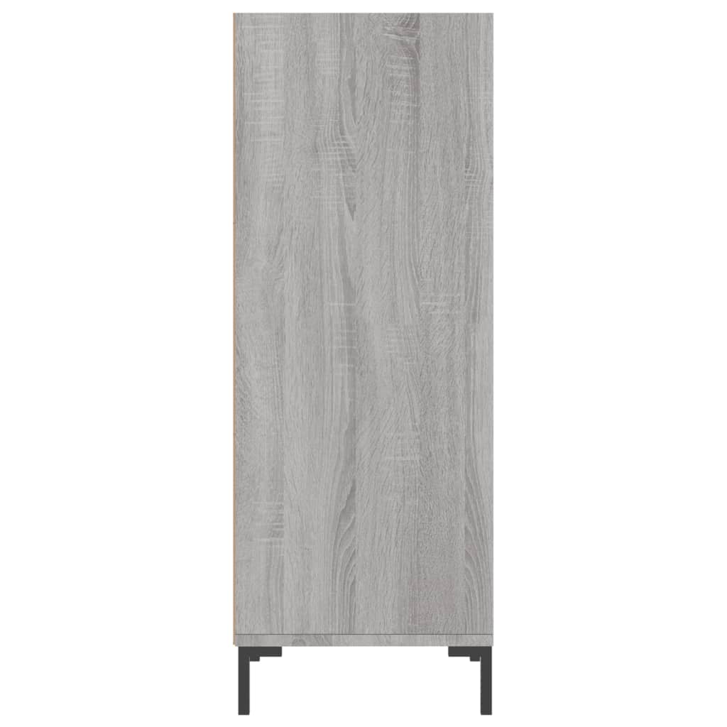 Ντουλάπι Γκρι sonoma 34,5x32,5x90εκ. από Επεξεργασμένο Ξύλο