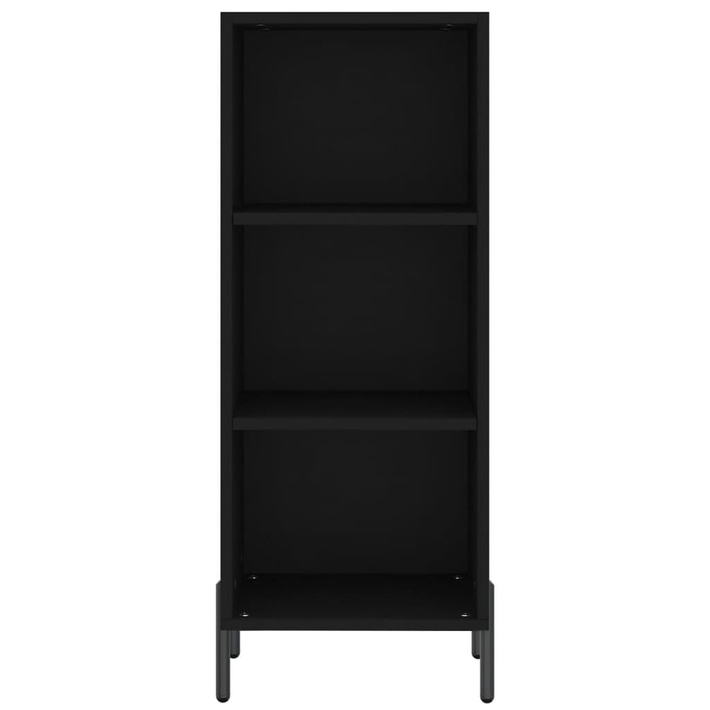 Ντουλάπι Μαύρο 34,5x32,5x90 εκ. Επεξεργασμένο Ξύλο