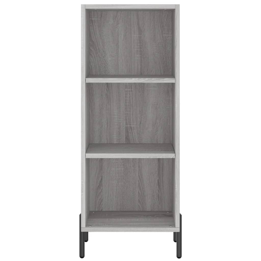 Ντουλάπι Γκρι sonoma 34,5x32,5x90εκ. από Επεξεργασμένο Ξύλο
