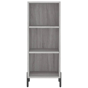 Ντουλάπι Γκρι sonoma 34,5x32,5x90εκ. από Επεξεργασμένο Ξύλο
