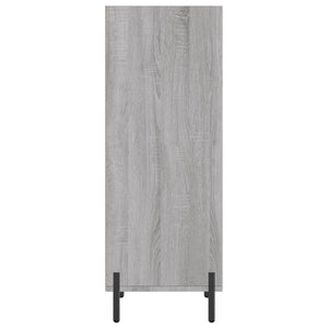 Ντουλάπι Γκρι sonoma 34,5x32,5x90εκ. από Επεξεργασμένο Ξύλο