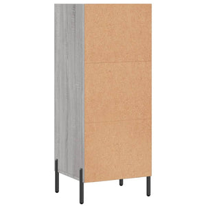 Ντουλάπι Γκρι sonoma 34,5x32,5x90εκ. από Επεξεργασμένο Ξύλο