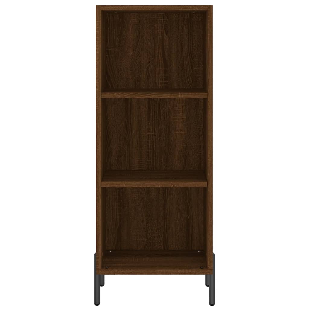 Ντουλάπι Καφέ Δρυς 34,5x32,5x90 εκ. Επεξεργασμένο Ξύλο