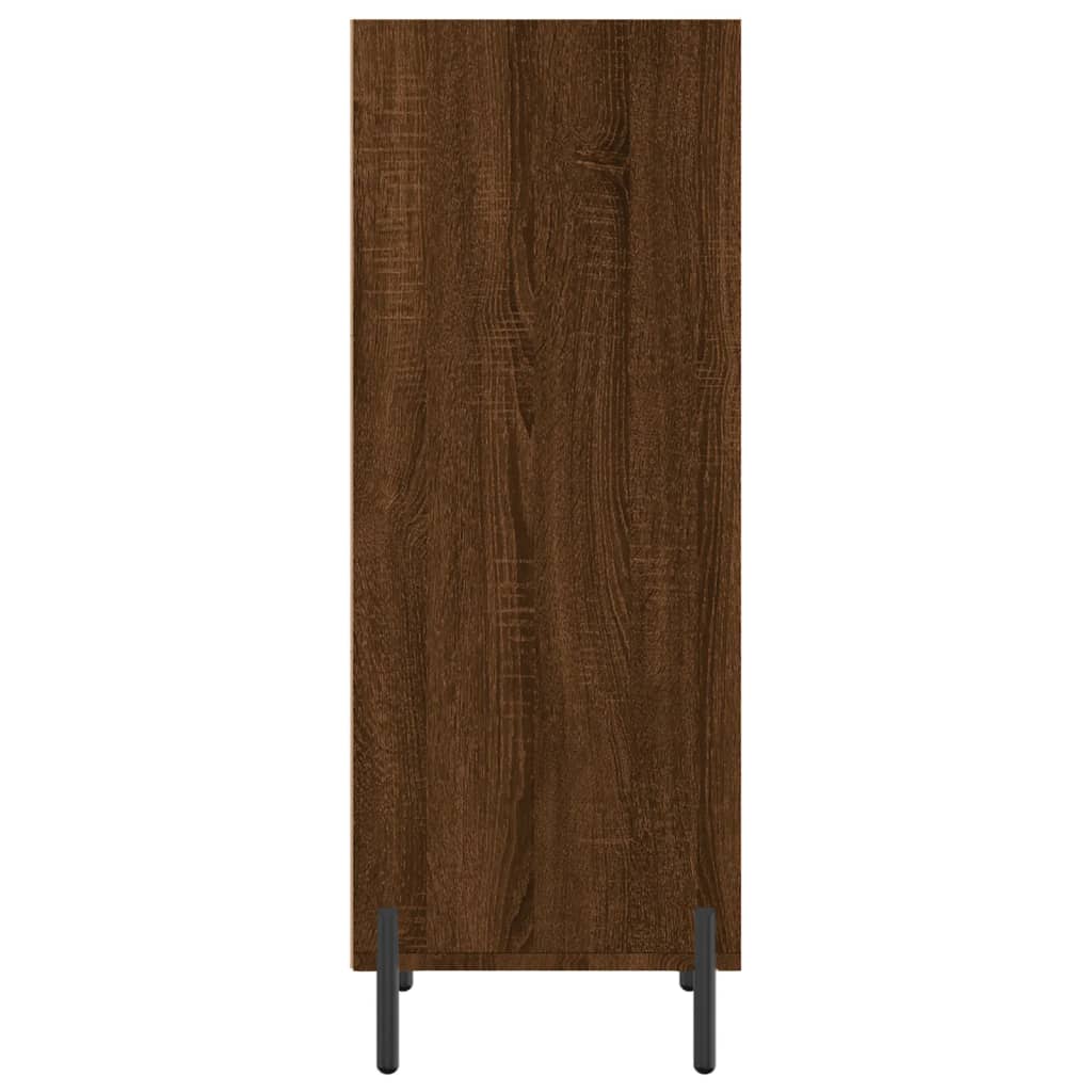 Ντουλάπι Καφέ Δρυς 34,5x32,5x90 εκ. Επεξεργασμένο Ξύλο