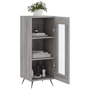 Ντουλάπι Γκρι Sonoma 34,5x34x90 εκ. από Επεξεργασμένο Ξύλο