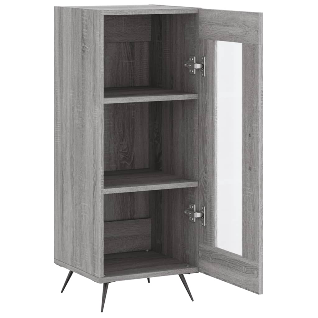 Ντουλάπι Γκρι Sonoma 34,5x34x90 εκ. από Επεξεργασμένο Ξύλο