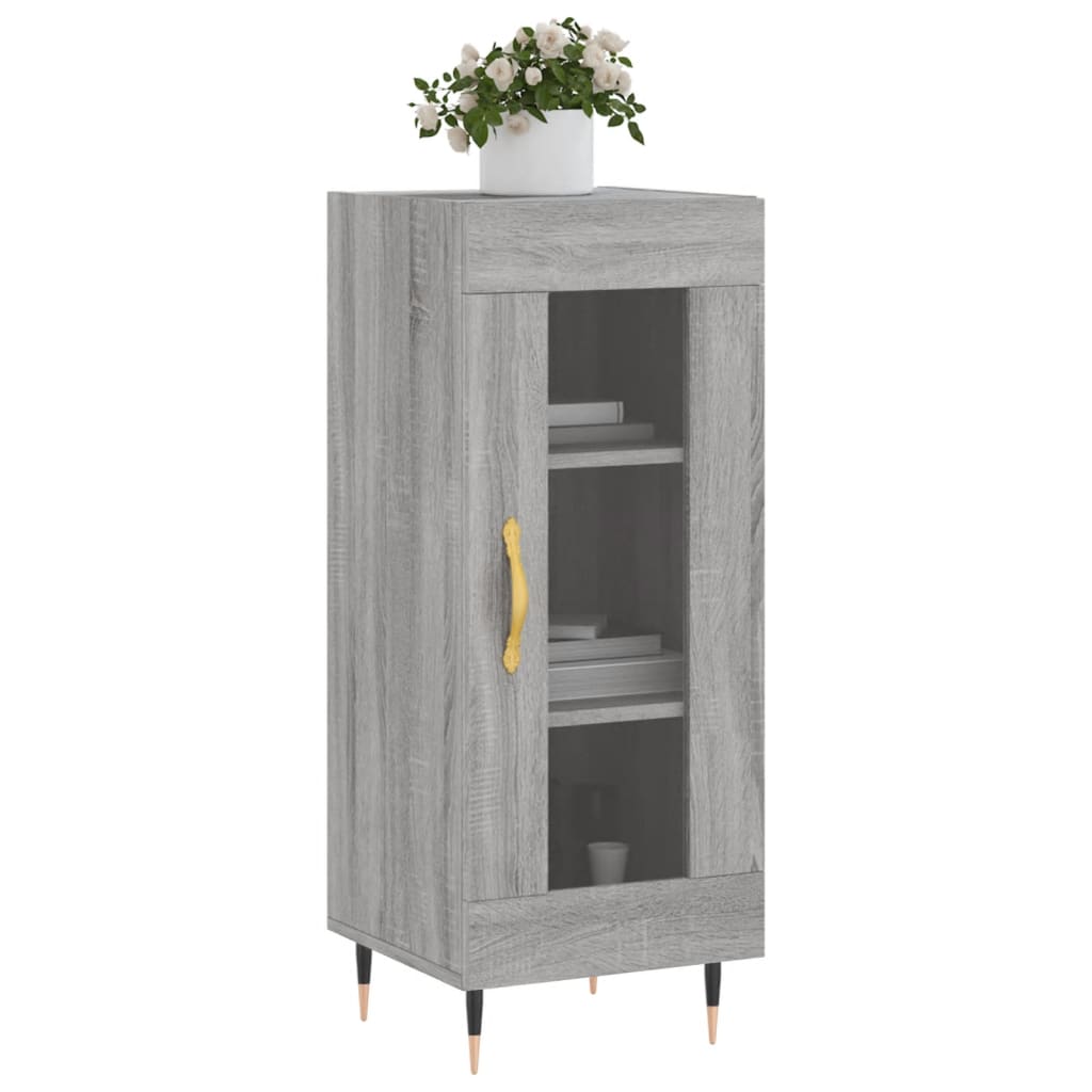 Ντουλάπι Γκρι Sonoma 34,5x34x90 εκ. από Επεξεργασμένο Ξύλο