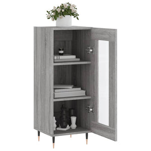 Ντουλάπι Γκρι Sonoma 34,5x34x90 εκ. από Επεξεργασμένο Ξύλο