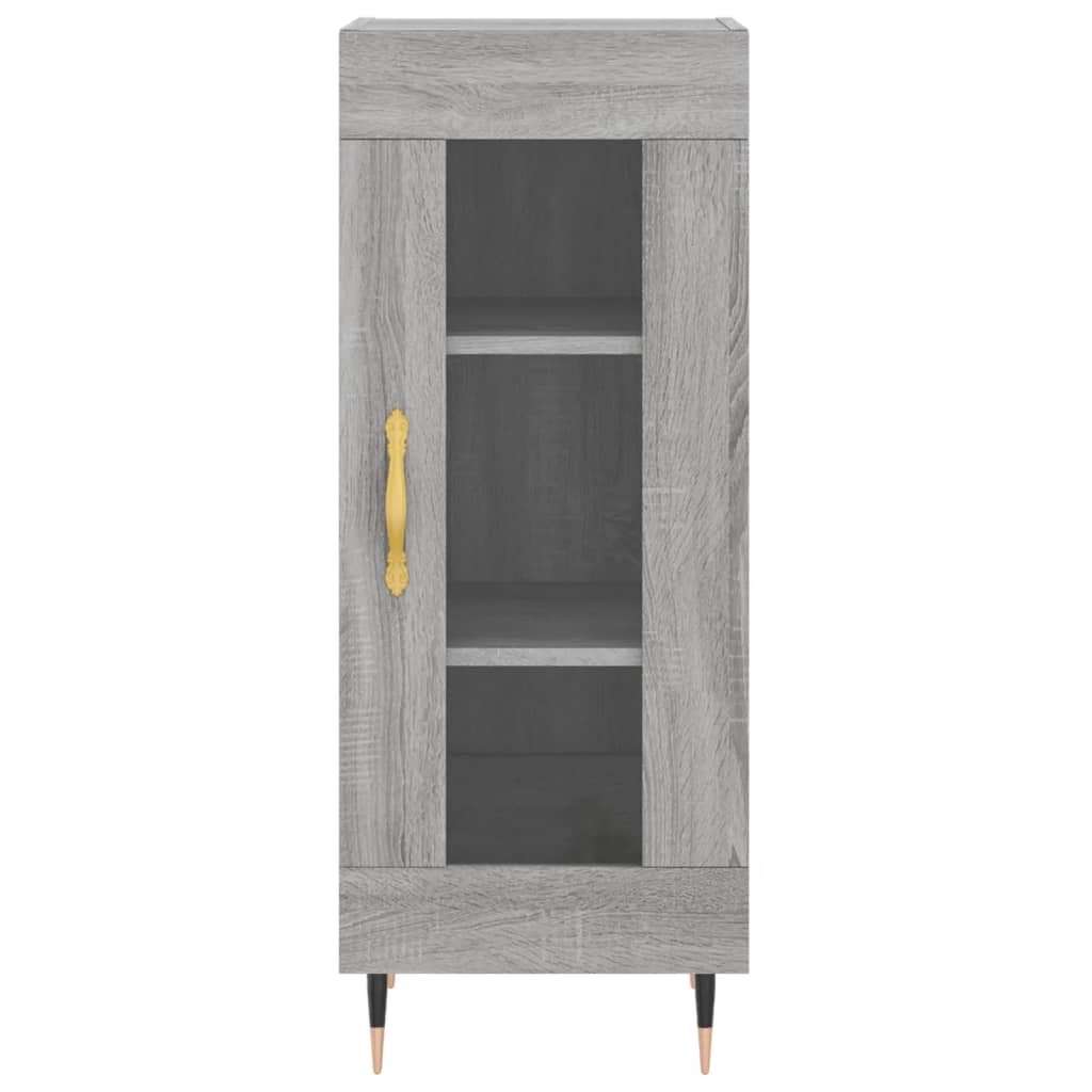Ντουλάπι Γκρι Sonoma 34,5x34x90 εκ. από Επεξεργασμένο Ξύλο