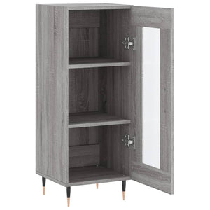 Ντουλάπι Γκρι Sonoma 34,5x34x90 εκ. από Επεξεργασμένο Ξύλο