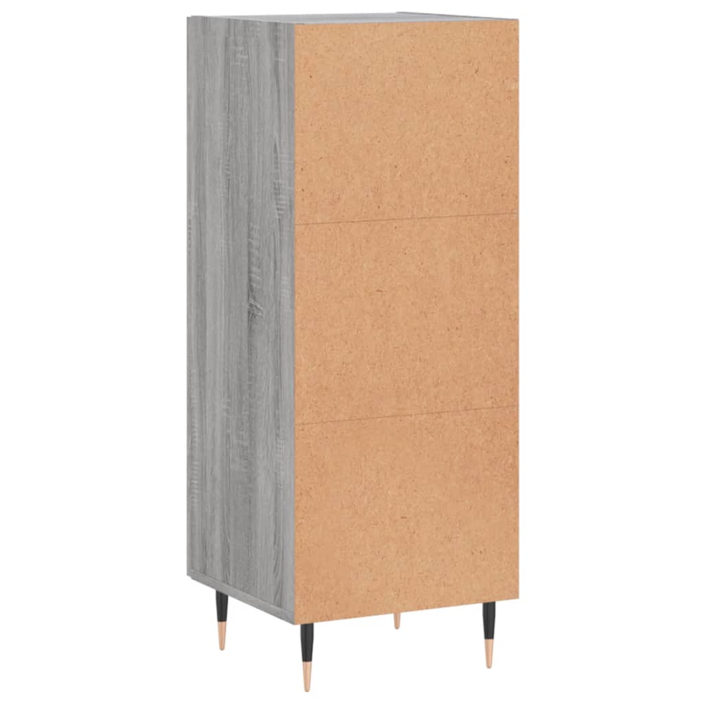 Ντουλάπι Γκρι Sonoma 34,5x34x90 εκ. από Επεξεργασμένο Ξύλο