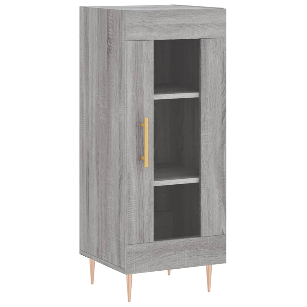 Ντουλάπι Γκρι Sonoma 34,5x34x90 εκ. από Επεξεργασμένο Ξύλο - Pakobazaar