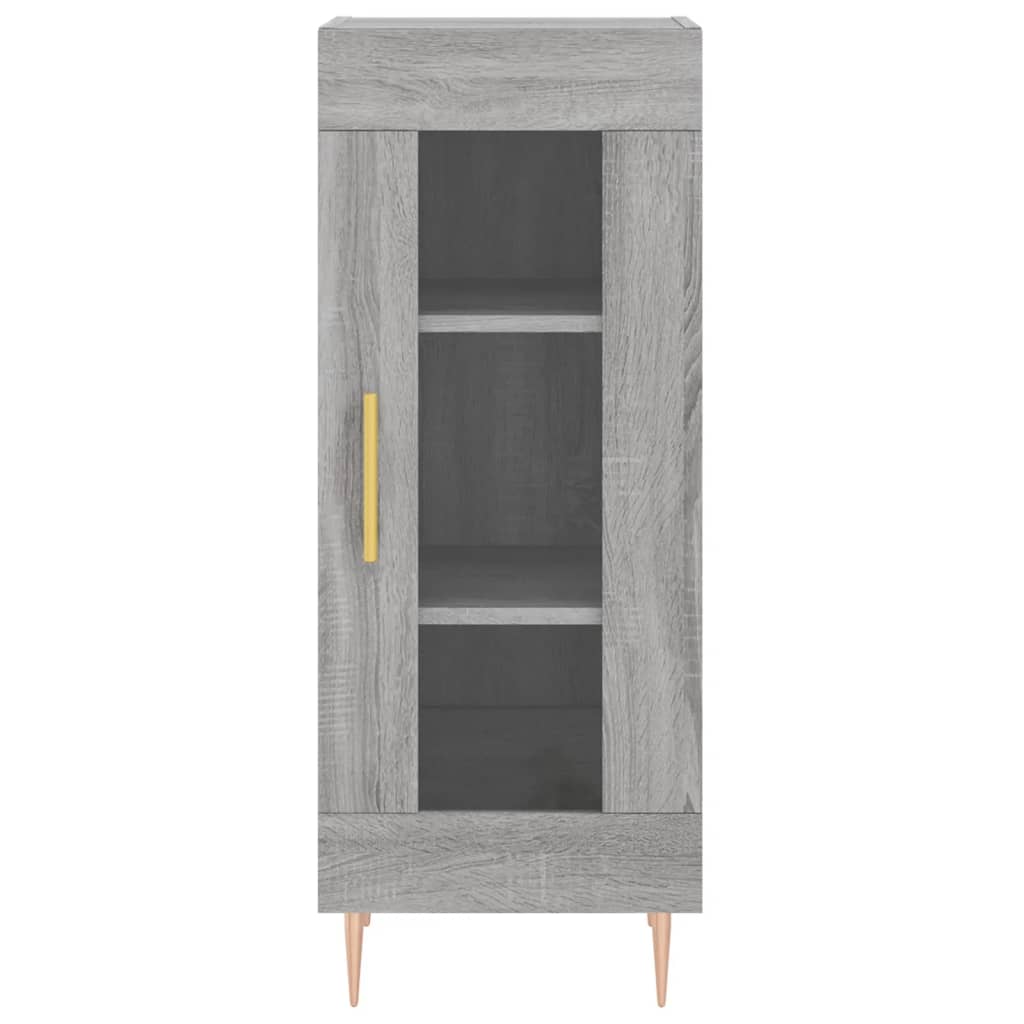 Ντουλάπι Γκρι Sonoma 34,5x34x90 εκ. από Επεξεργασμένο Ξύλο - Pakobazaar