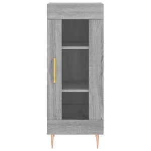 Ντουλάπι Γκρι Sonoma 34,5x34x90 εκ. από Επεξεργασμένο Ξύλο - Pakobazaar