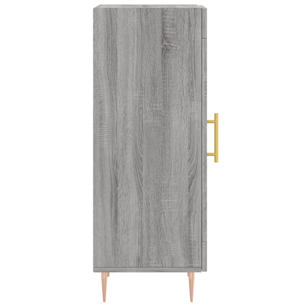 Ντουλάπι Γκρι Sonoma 34,5x34x90 εκ. από Επεξεργασμένο Ξύλο - Pakobazaar