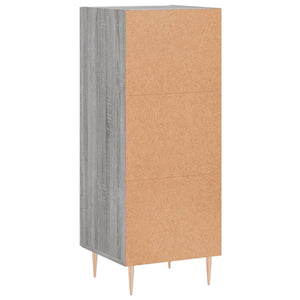 Ντουλάπι Γκρι Sonoma 34,5x34x90 εκ. από Επεξεργασμένο Ξύλο - Pakobazaar