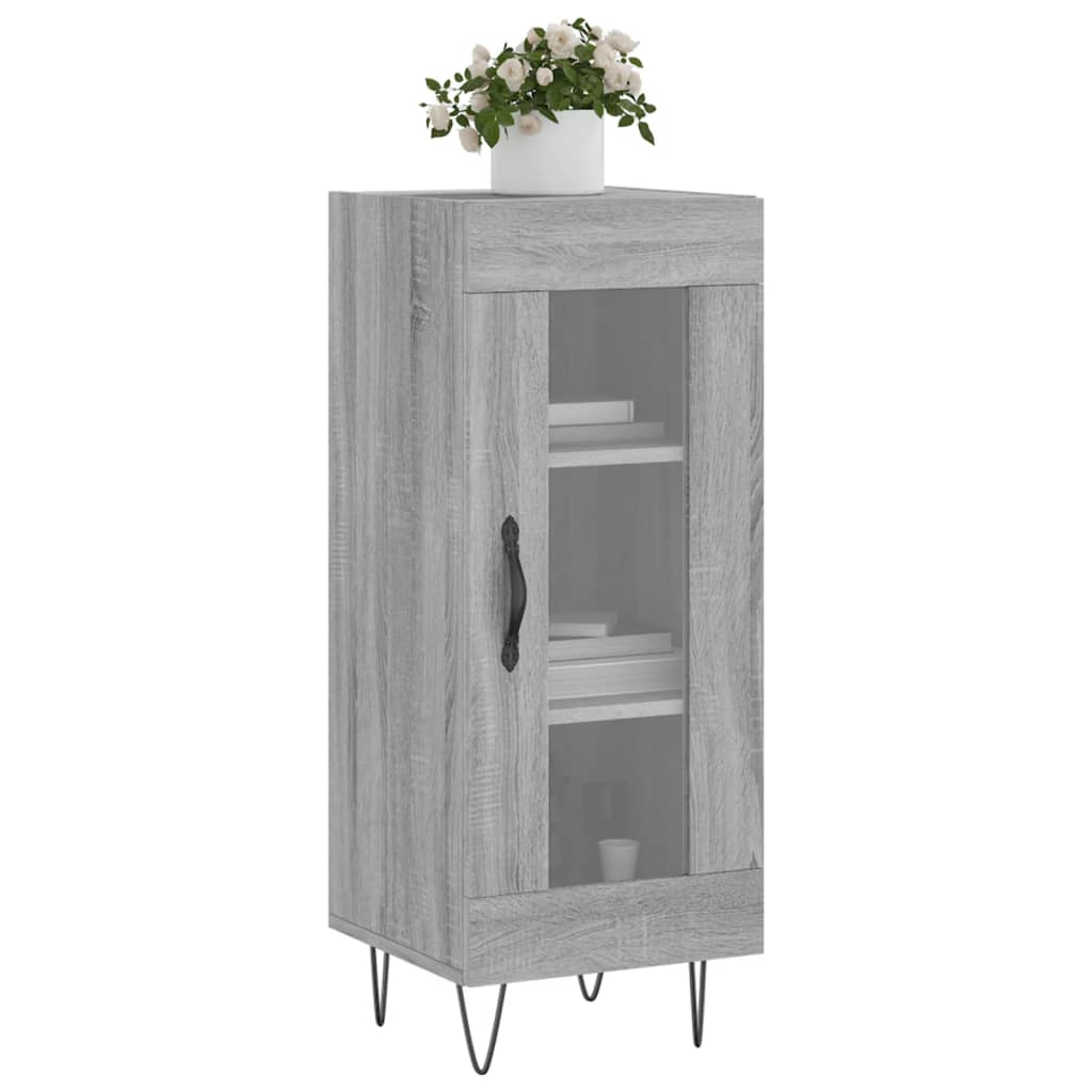 Ντουλάπι Γκρι Sonoma 34,5x34x90 εκ. από Επεξεργασμένο Ξύλο