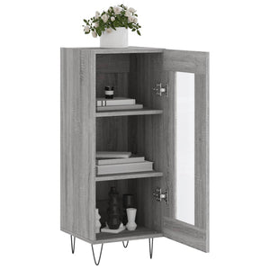 Ντουλάπι Γκρι Sonoma 34,5x34x90 εκ. από Επεξεργασμένο Ξύλο