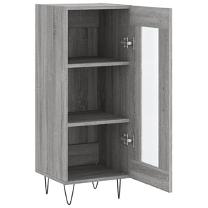 Ντουλάπι Γκρι Sonoma 34,5x34x90 εκ. από Επεξεργασμένο Ξύλο