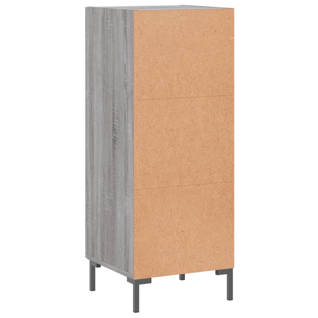 Ντουλάπι Γκρι Sonoma 34,5x34x90 εκ. από Επεξεργασμένο Ξύλο
