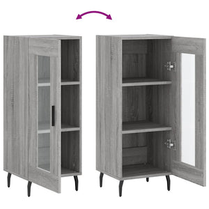 Ντουλάπι Γκρι Sonoma 34,5x34x90 εκ. από Επεξεργασμένο Ξύλο