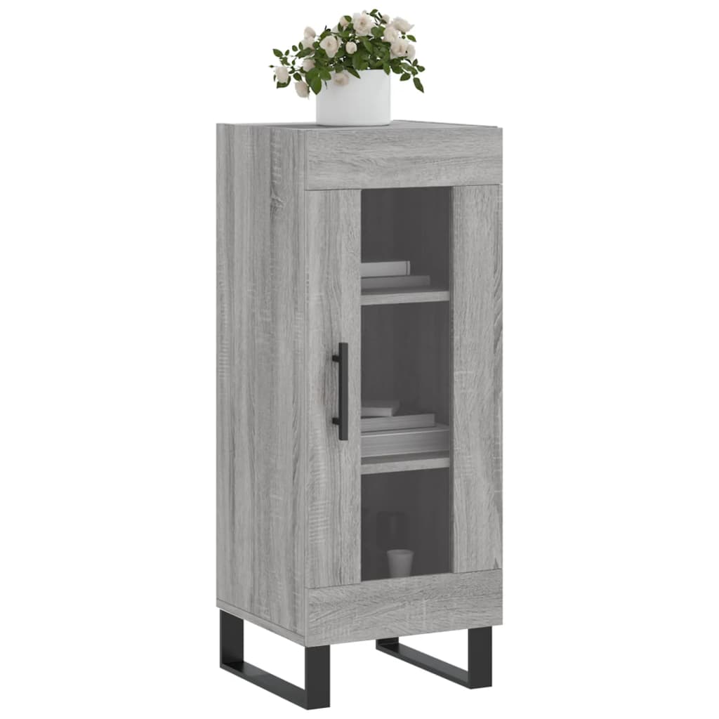 Ντουλάπι Γκρι Sonoma 34,5x34x90 εκ. από Επεξεργασμένο Ξύλο