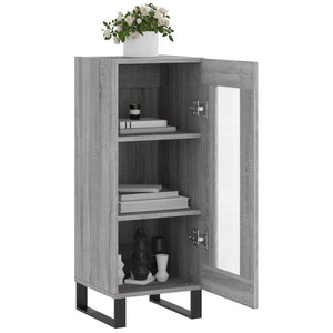 Ντουλάπι Γκρι Sonoma 34,5x34x90 εκ. από Επεξεργασμένο Ξύλο