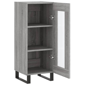 Ντουλάπι Γκρι Sonoma 34,5x34x90 εκ. από Επεξεργασμένο Ξύλο