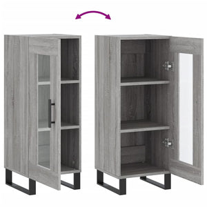 Ντουλάπι Γκρι Sonoma 34,5x34x90 εκ. από Επεξεργασμένο Ξύλο