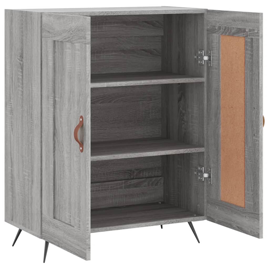Ντουλάπι Γκρι Sonoma 69,5 x 34 x 90 εκ. από Επεξεργασμένο Ξύλο