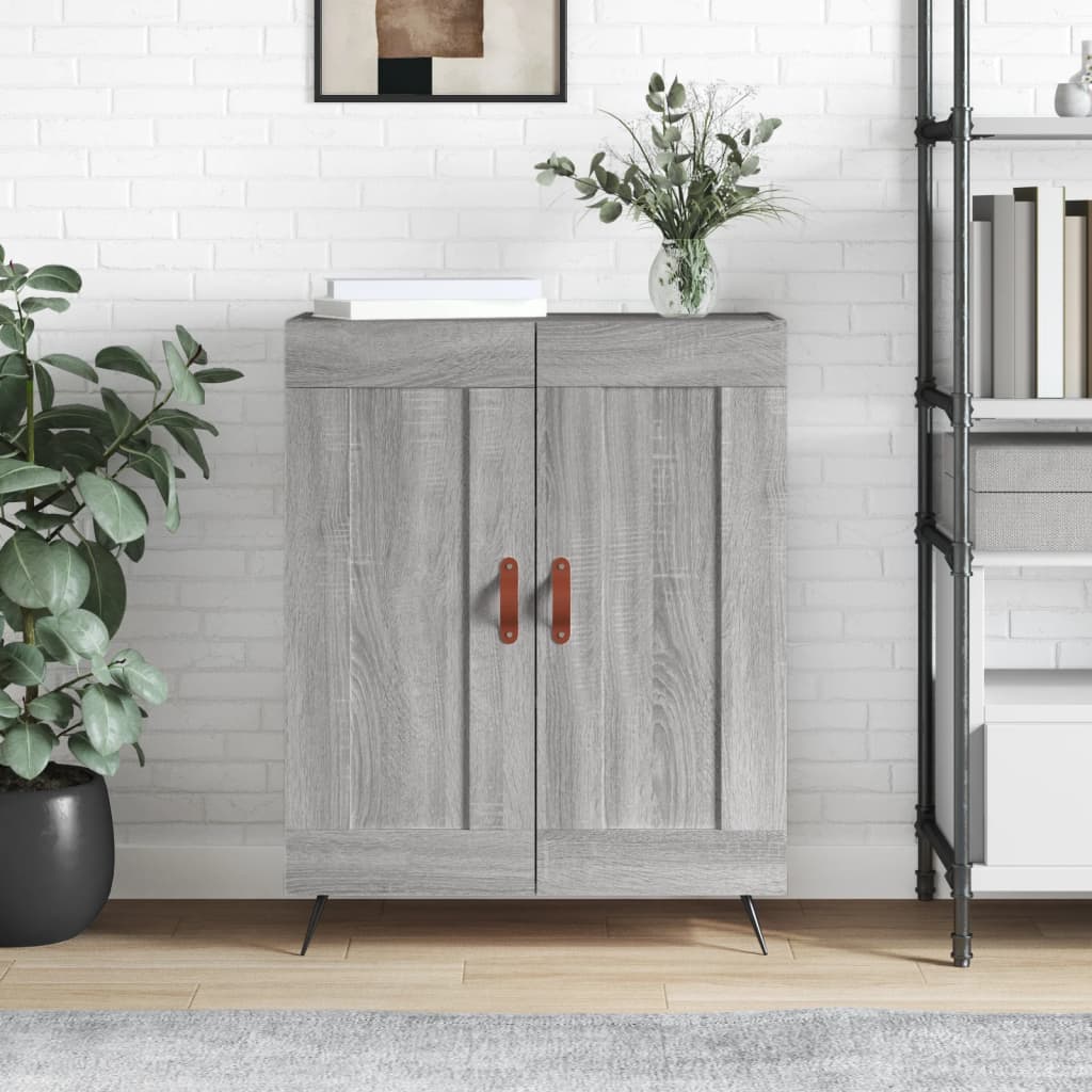 Ντουλάπι Γκρι Sonoma 69,5 x 34 x 90 εκ. από Επεξεργασμένο Ξύλο
