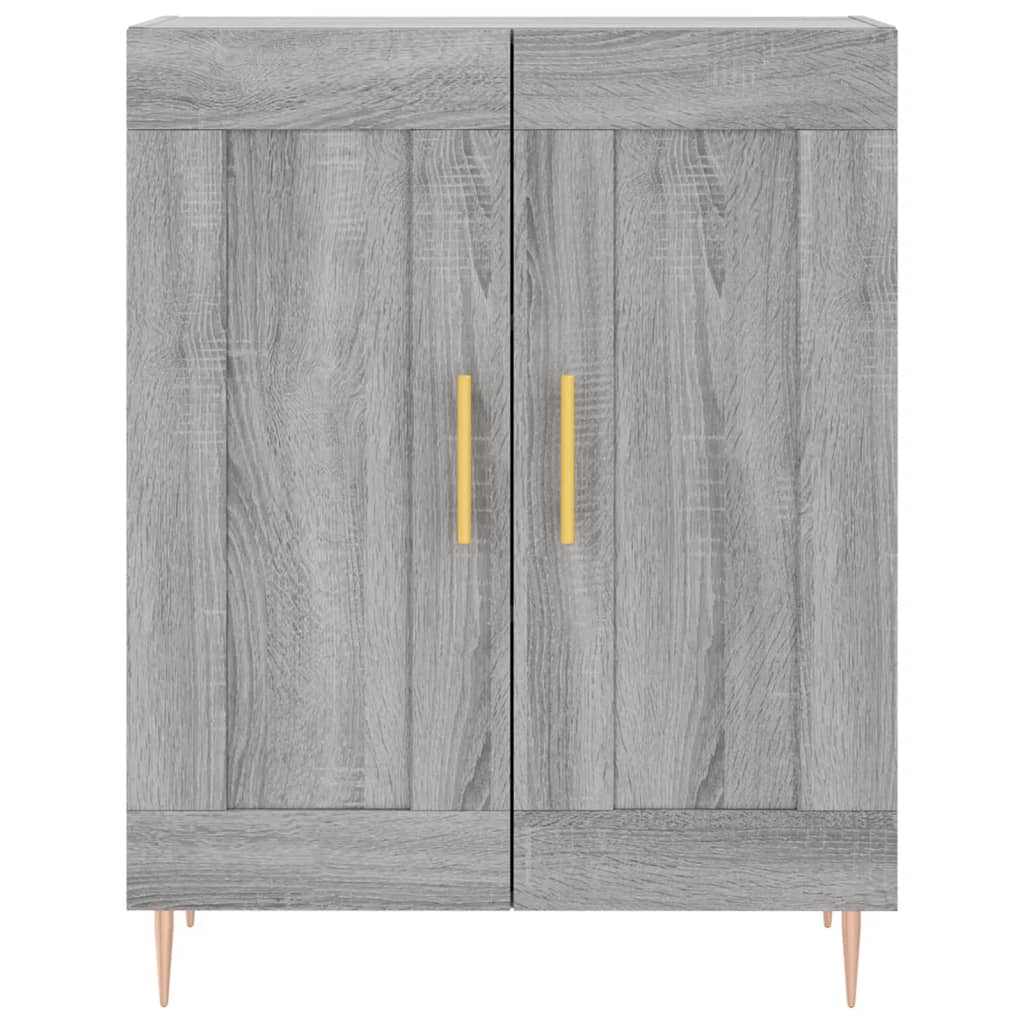 Ντουλάπι Γκρι Sonoma 69,5 x 34 x 90 εκ. από Επεξεργασμένο Ξύλο - Pakobazaar