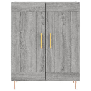 Ντουλάπι Γκρι Sonoma 69,5 x 34 x 90 εκ. από Επεξεργασμένο Ξύλο - Pakobazaar